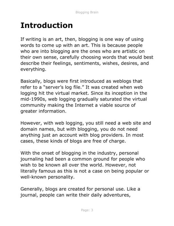 Blogging Brain - Image 2