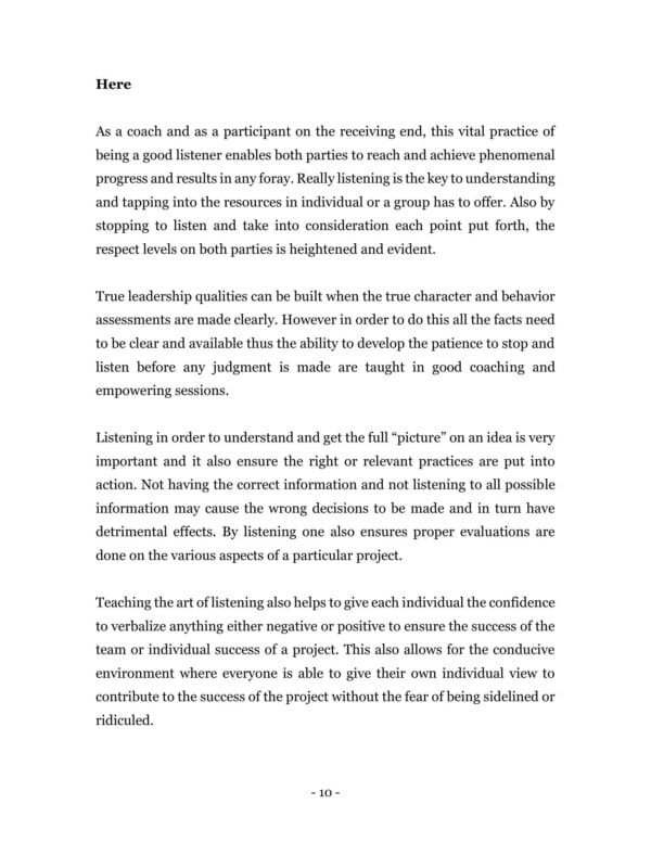 Coaching The Coach - Image 3
