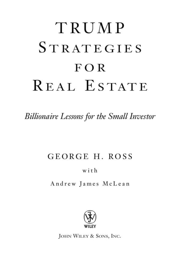 Real Estate Billionaire ''Lessons For The Small Investor'' - Image 4