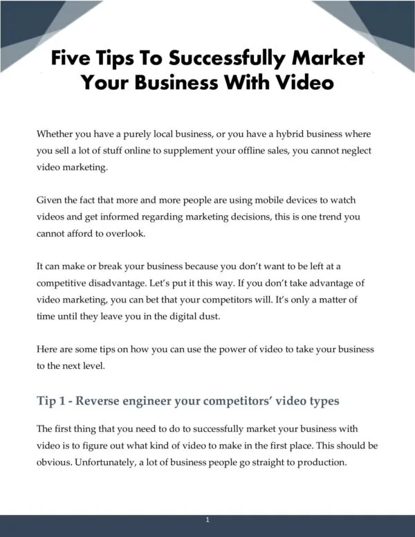 Market Your Business With Videos - Image 2