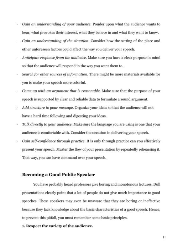 Public Speaking Skills - Image 4