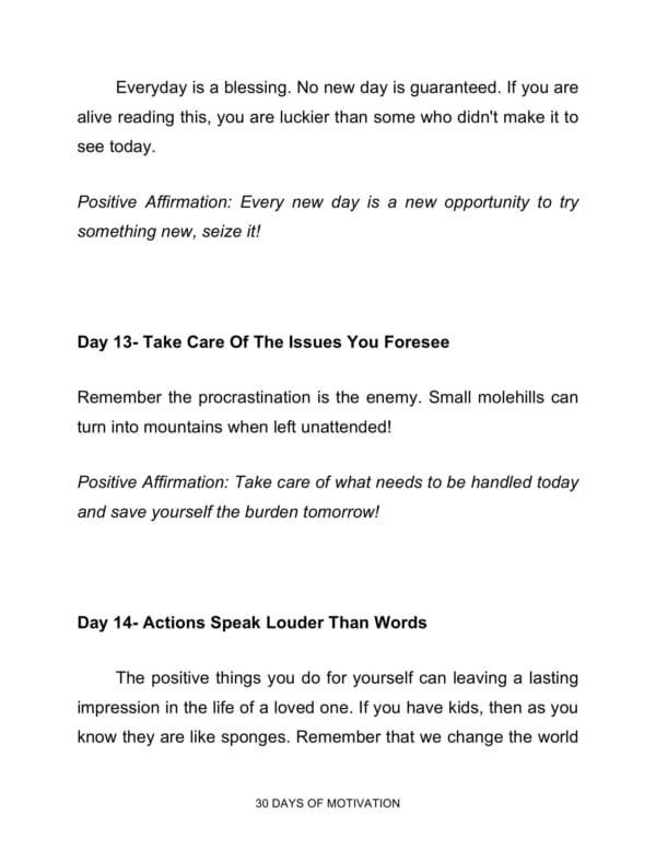 30 Days of Motivation - Image 3