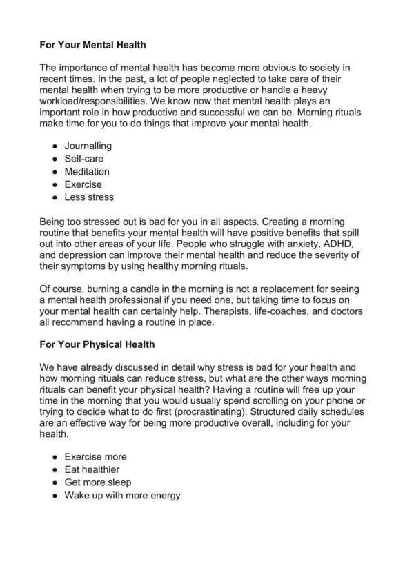 Benefits Of Morning Ritual - Image 6