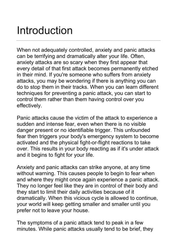Simple Ways To End Anxiety and Panic Attacks - Image 2