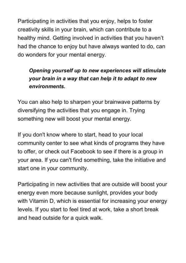 Ways To Boost Your Mental Energy Today - Image 3