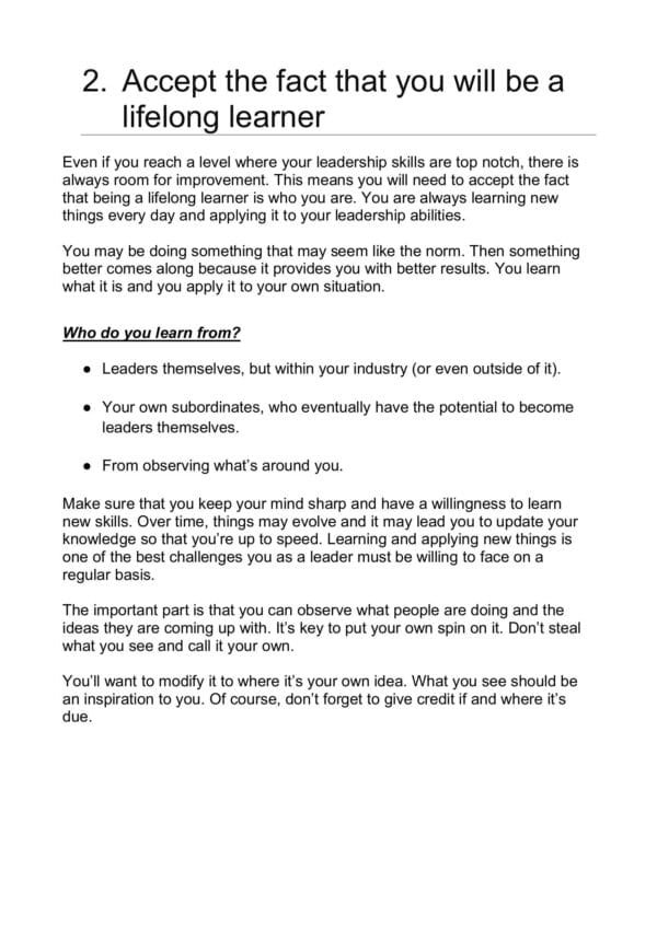 Develop Your Leadership Skills - Image 4