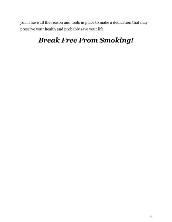 Break Free From Smoking - Image 5