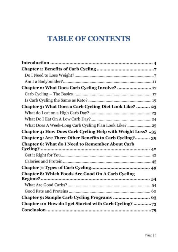 Carb Cycling - Image 6