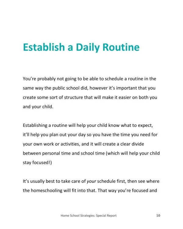 Home School Strategies - Image 3