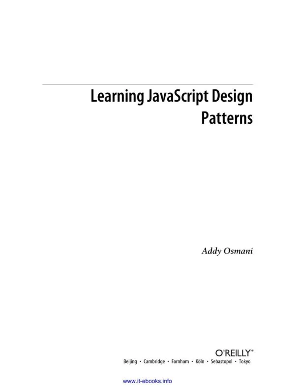 Learning JavaScript Design Patterns - Image 4