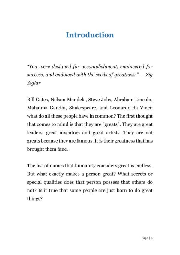 The 7 Secrets Of Greatness - Image 2