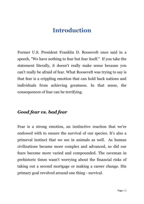 Types Of Fear That Are Holding You Back From Success - Image 2