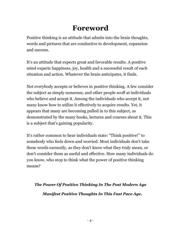 The Power Of Positive Thoughts - Image 4