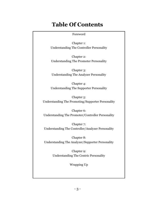 Various Personality Types - Image 4