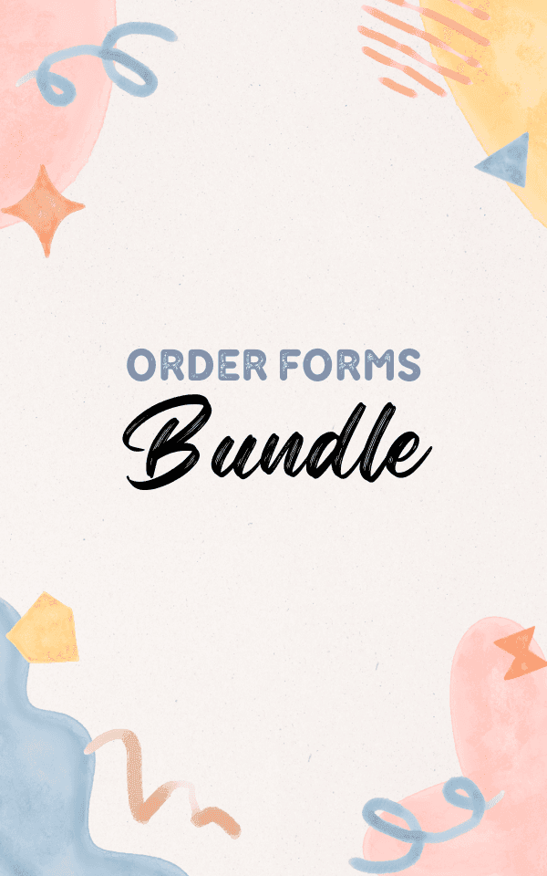 Order Forms Bundle