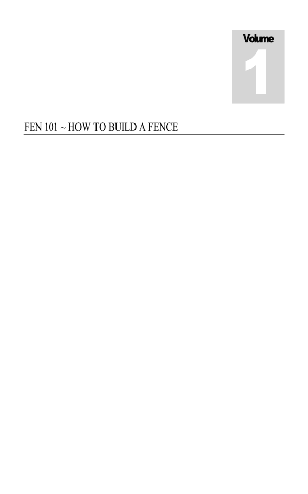 How To Build Perfect Fences