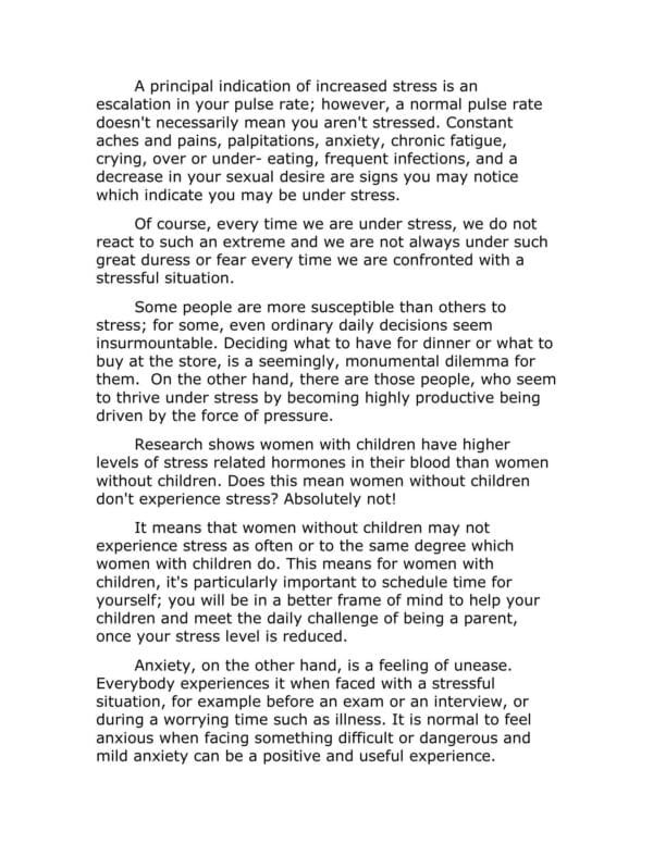 How To Eliminate Stress And Anxiety From Your Life - Image 4
